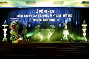 Lễ tưởng niệm đồng bào và cán bộ, chiến sĩ hy sinh, tử vong trong đại dịch Covid - 19 